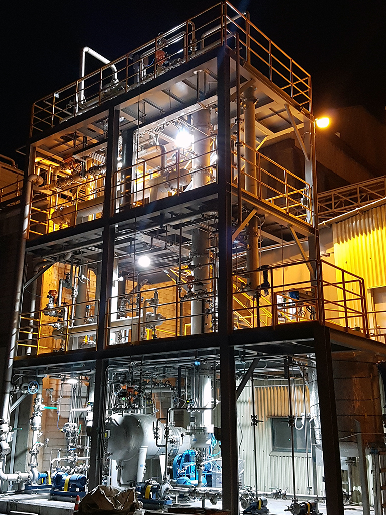 블루수소 생산 위한 CO2포집·액화 기술 - Pilot Plant